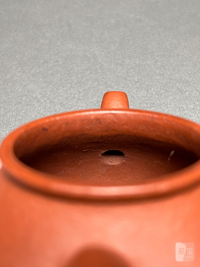 清晚期  “佐茶佑玉”款朱泥圆壶 - 图15